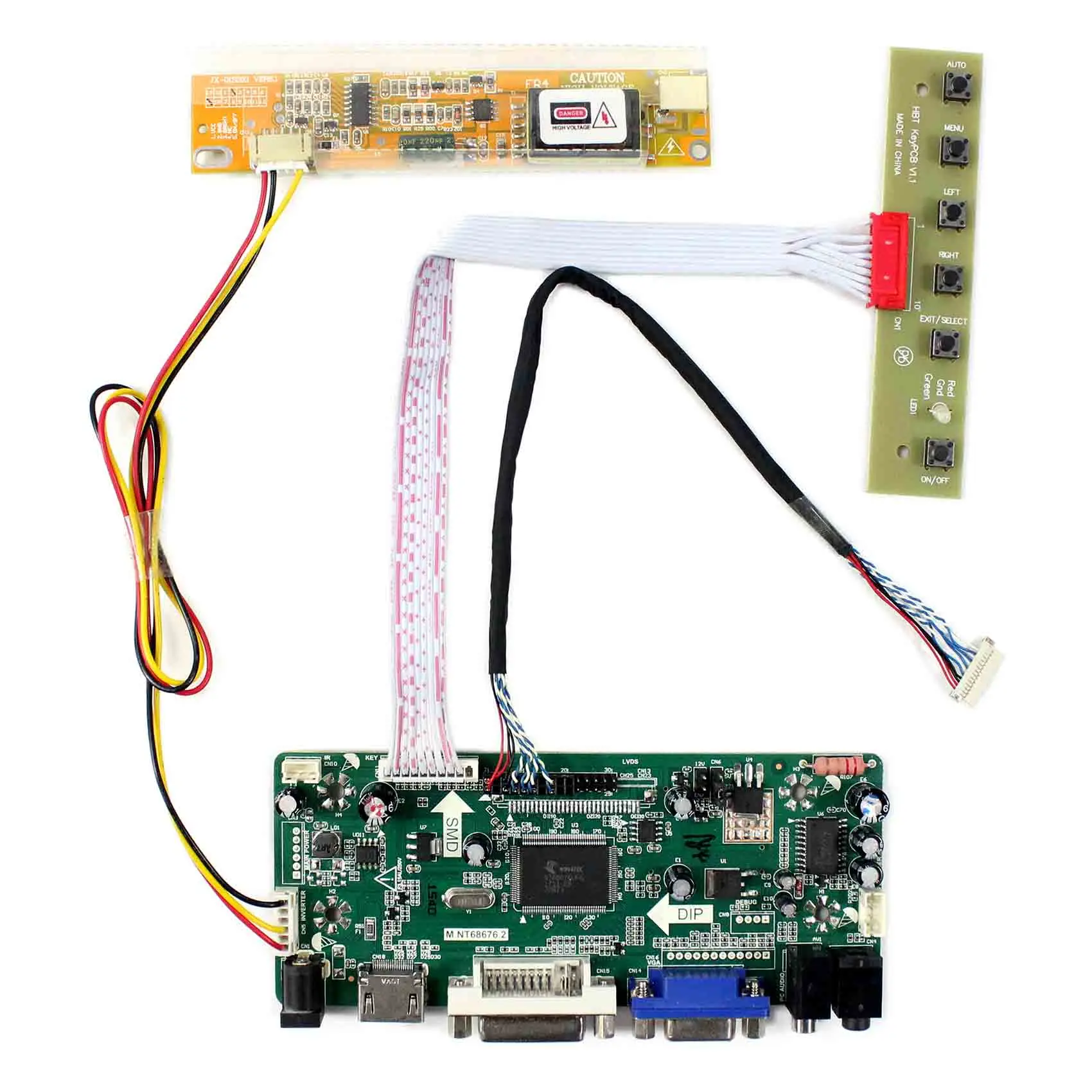 

HD MI VGA DVI Audio LCD Controller Board LTM10C349 LTM10C348F for 10.4inch 800x600 LCD Screen