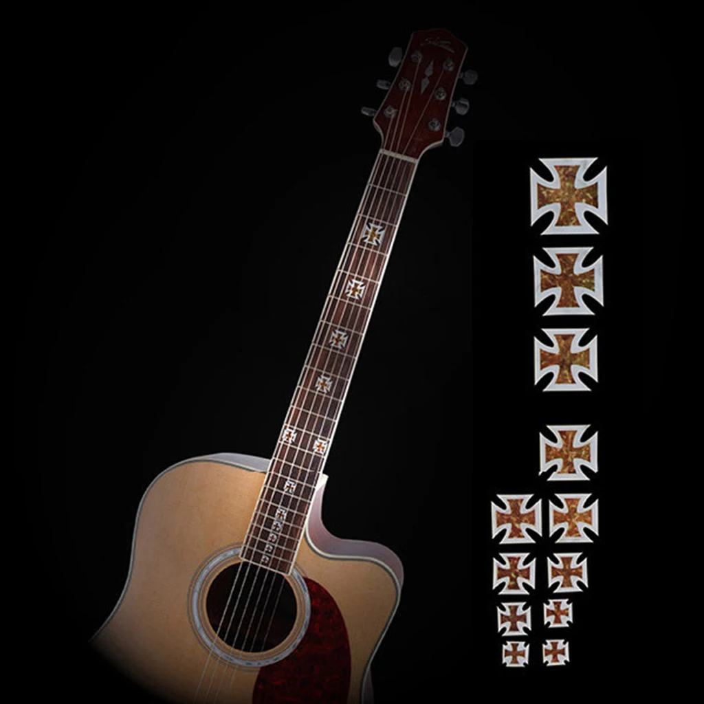 Электрическая акустическая гитара Гриф Fretboard DIY наклейки для музыкальных