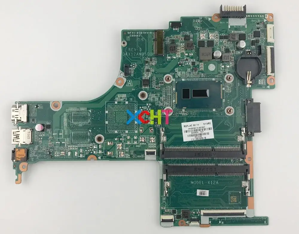 

806830-501 806830-001 806830-601 i3-5010U CPU DAX12AMB6D0 for HP Pavilion Notebook 14-AB Series 14T-AB000 PC Motherboard Tested