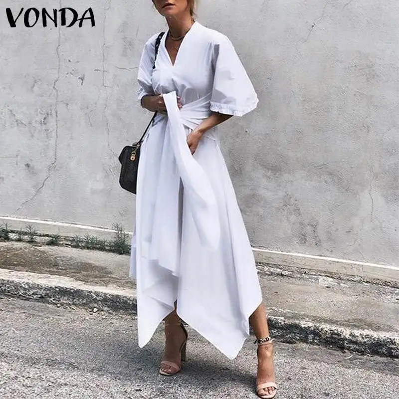 Платье VONDA женское длинное в винтажном стиле пикантное вечерние симметричное