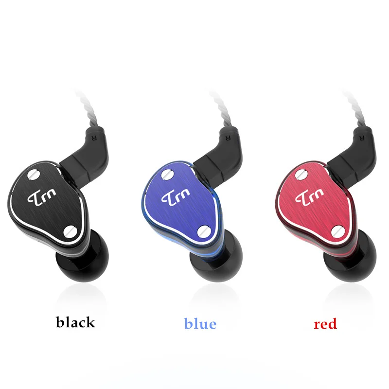 TRN V60 наушники-вкладыши HIFI DJ монитор для бега спорта проводные с микрофоном