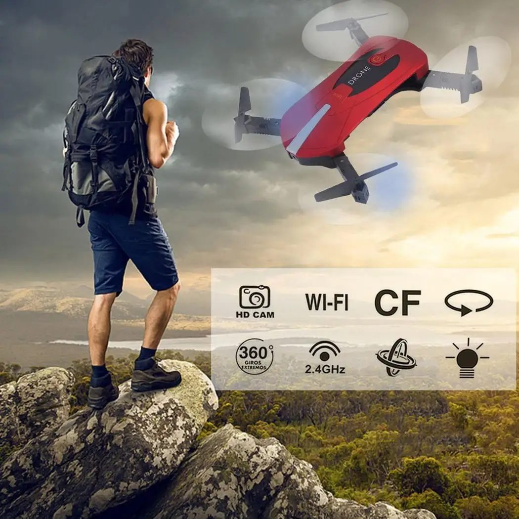 Гибкая управляемая мини четырехосная летная камера около 70 метров FPV Phone control 2 4 GHz