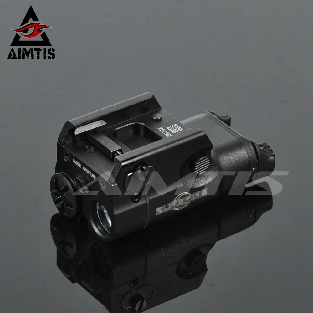 Лазерный компактный фонарик AIMTIS XC2 с красной точкой тактический светодиодный