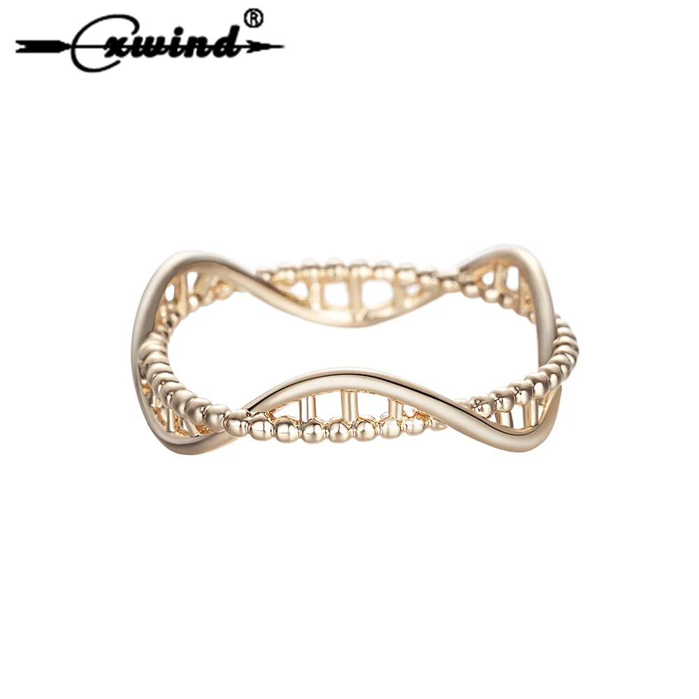 Женское кольцо с волнистым крестом Cxwind модное геометрическое обручальное на