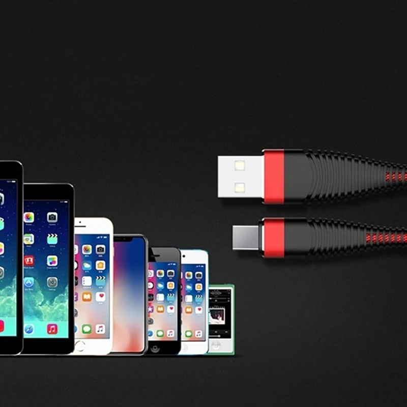 Кабели USB Type-C Mermaid 1 м/3 фута USB-кабель для быстрой зарядки и передачи данных Samsung
