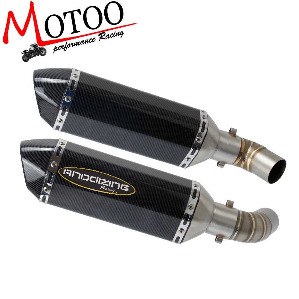 Выхлопная система мотоцикла скольжения на средней трубы звено для DUCATI 696 Monster 2008