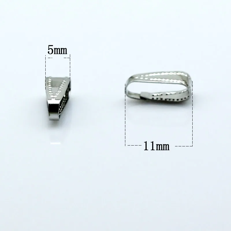 Beadsnice Brass Snap-on Bail Pendant Bails Jewelry Making Findings 9572 | Украшения и аксессуары