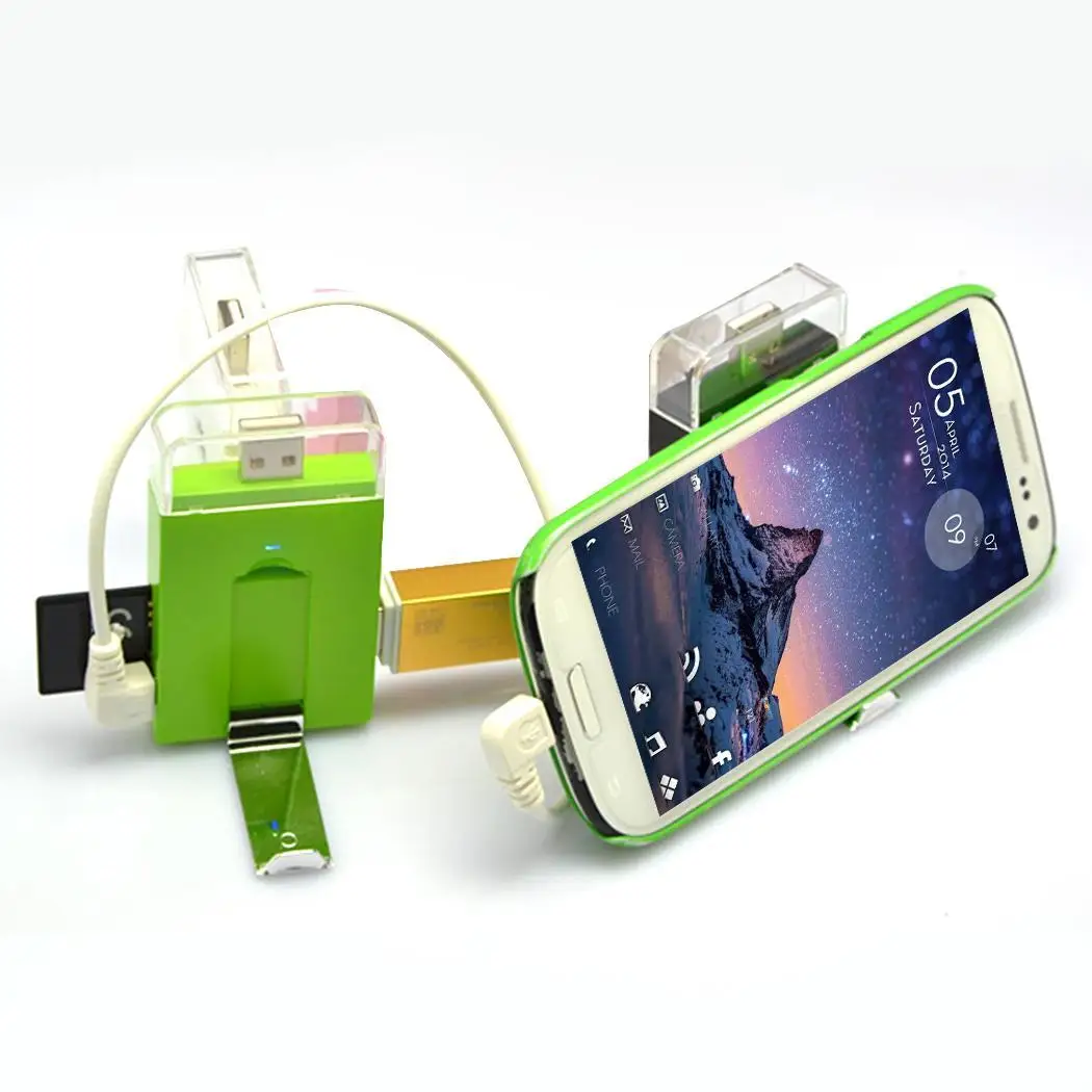 USB 2 0 OTG адаптер высокоскоростной кард-ридер как картинка с держателем мобильного