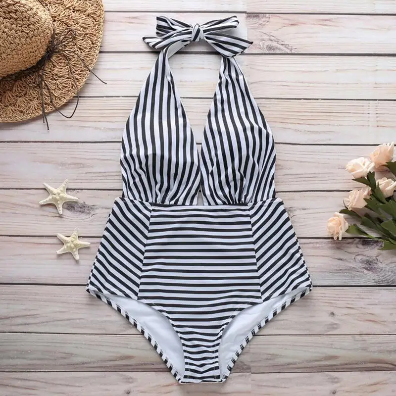 Женский цельный сексуальный купальник в европейском и американском стиле