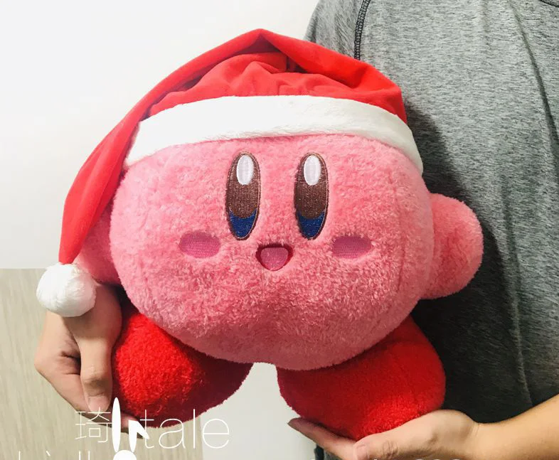 32 см Натуральная Кирби фигурка, плюшевая игрушка Star Кирби Косплэй Рождественская серия рисунок мягкие плюшевые игрушки и куклы из мультфильма