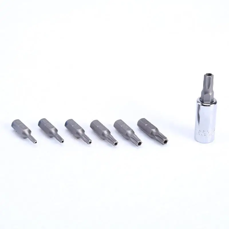 29 шт./кор. Torx Star Набор торцевых головок бит мужской женский E T розетки отвертка