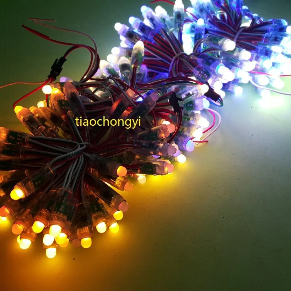 5 в 12 В WS2811 2811 IC RGB полный цвет мм пикселей цифровой адресуемый сон Цвет LED Pix els
