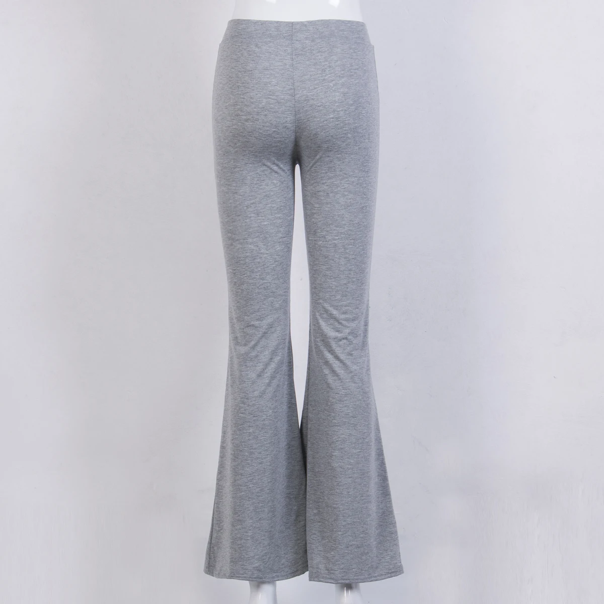 

New Fashion Women Cotton Long Pants High Waist Loose Stretch Baggy Wide Leg Trousers Casual Womens Long Loose Pants