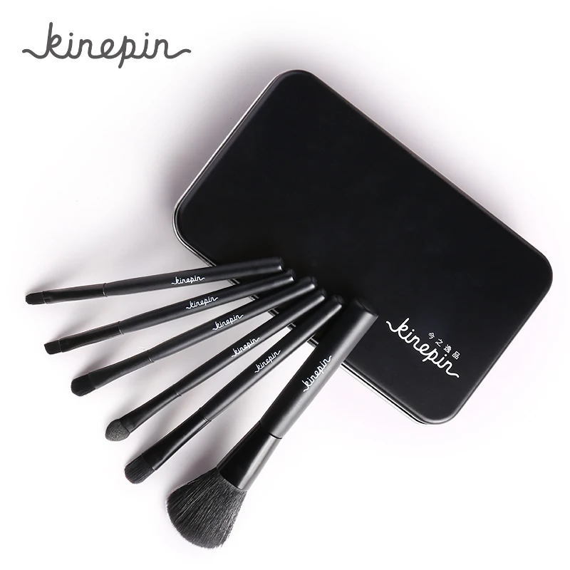 KINEPIN набор кистей для макияжа портативный с держателем чехол черная