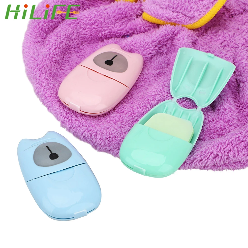 50 шт./кор. бумажное мыло Ароматизированная пенящаяся бумага детское для мытья рук