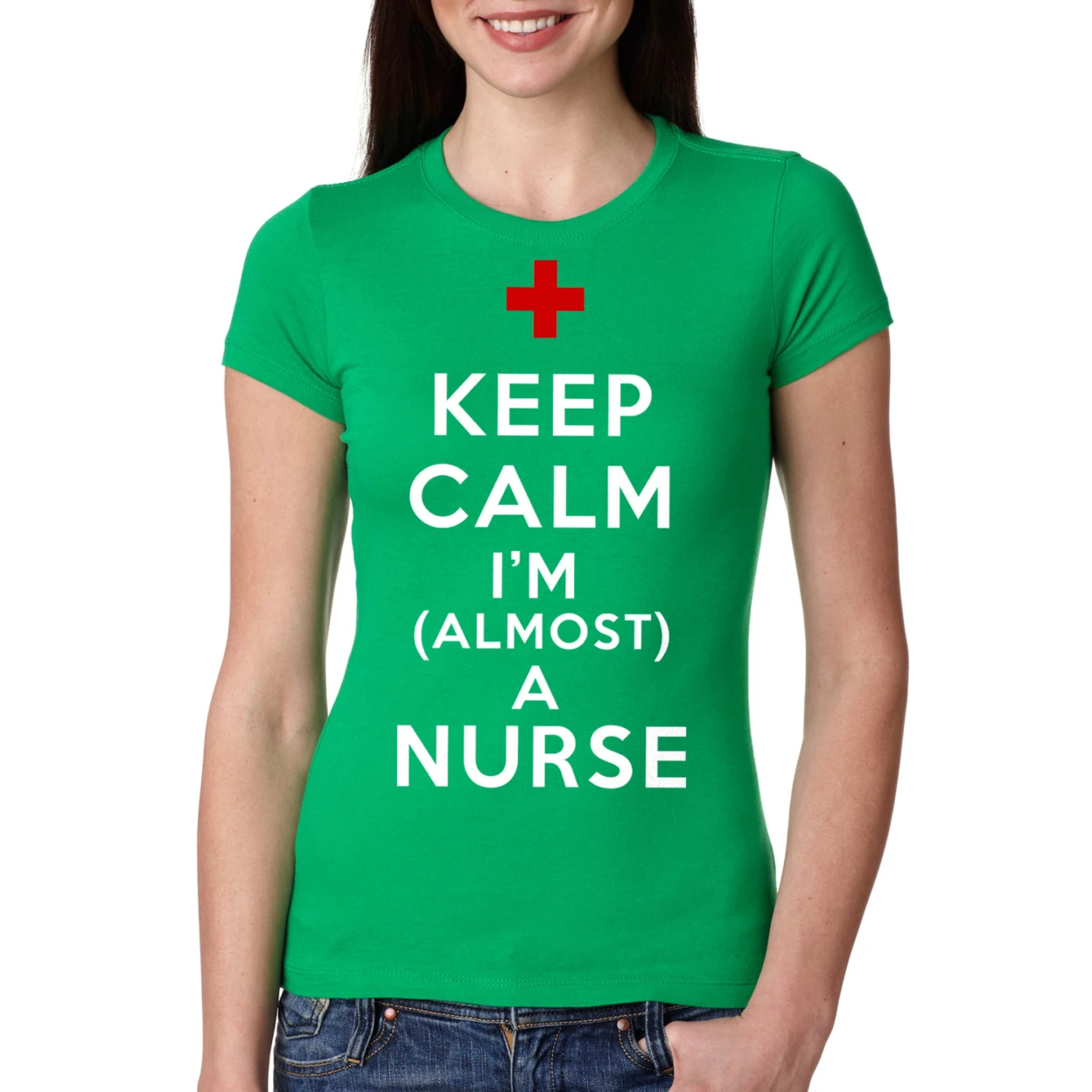 Будущее медсестра Keep Calm я почти футболка подарок для кормящих студентов женская