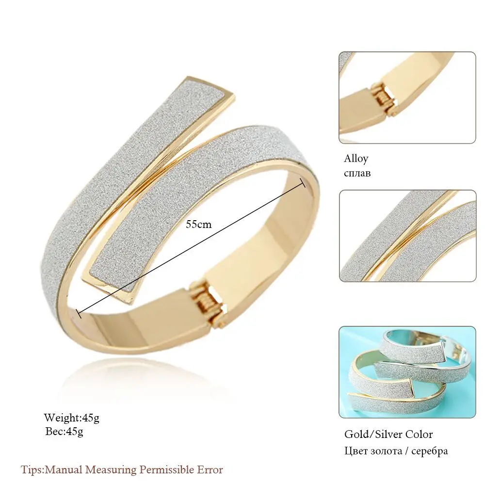 Pulseras Fashion Gold/Silver Cuff Bracelets &amp Bangles for Women Men Jewelry Female Charm Bracelet Pulseiras Bijoux Accessories |