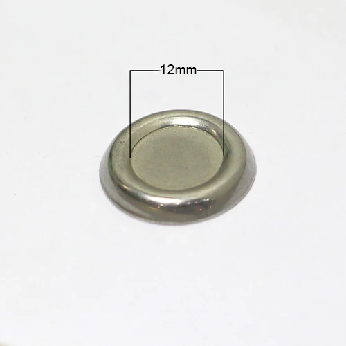 Beadsnice Stainless Steel Cabochon Tray Blank Bezel Setting DIY Jewelry Findings 38682 | Украшения и аксессуары