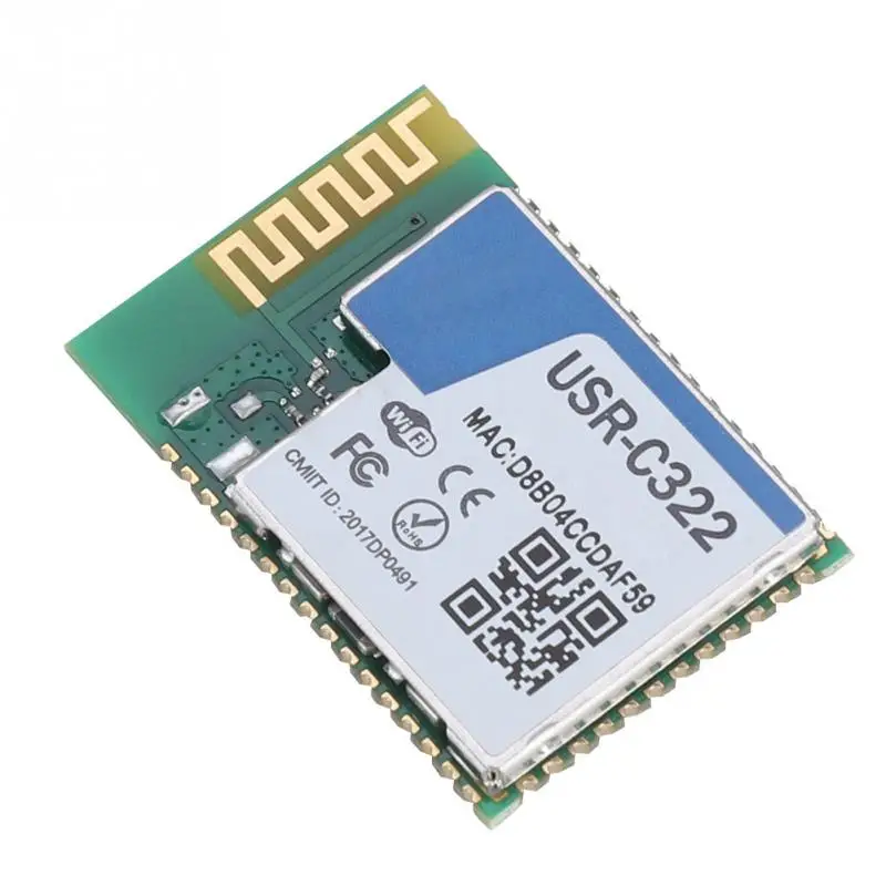 Новый мини UART серийный WIFI модуль беспроводной USR-C322 внешний внутренний антенный |