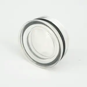 Трубка ID 38 мм для монтажа под давлением, пластиковая круглая головка для смотрового стекла уровня масла, для пресса на воздухе или коробки передач, 10 шт.