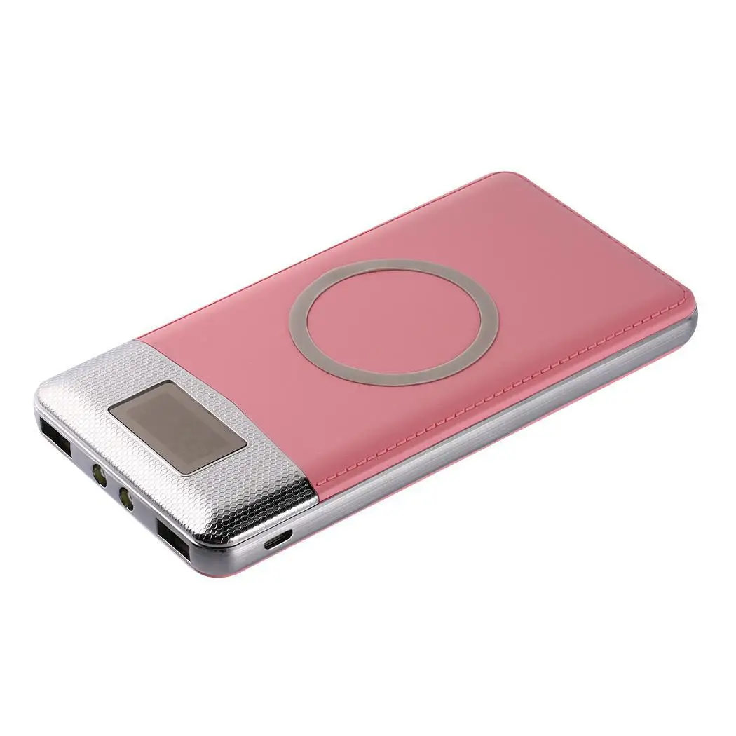 Портативный двойной Беспроводное зарядное устройство с USB 30000 зарядным