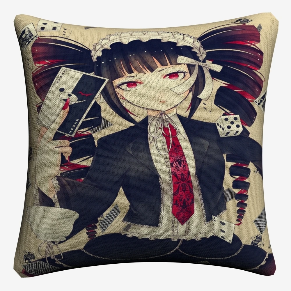 Новинка сексуальный чехол для подушки в стиле аниме Danganronpa девушек 45x45 см дивана