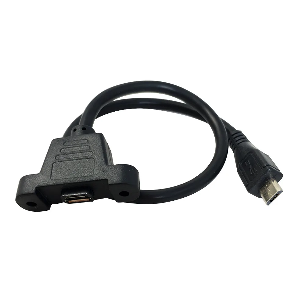 Кабель для передачи данных USB 2 0 Mini 5 Pin Male to Female с креплением на панель|Кабели