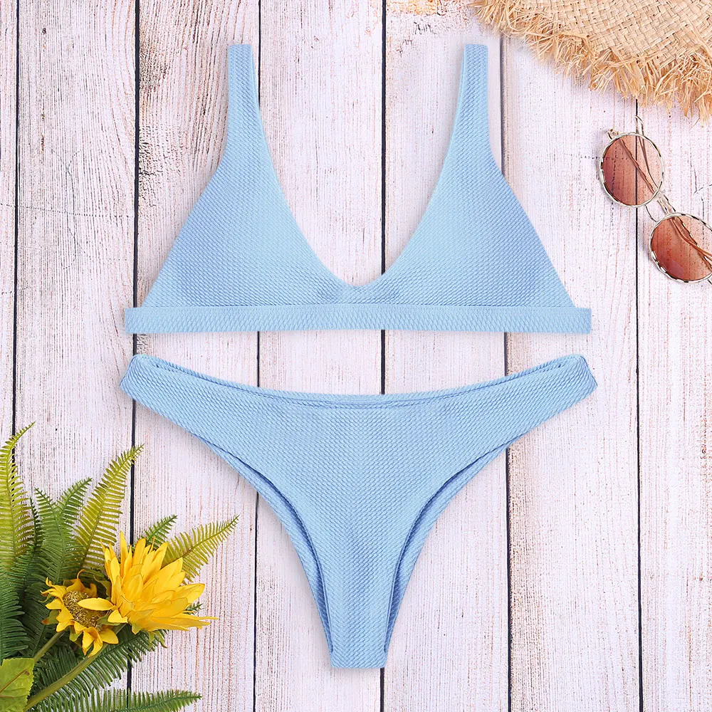 Для женщин бикини пуш-ап на лифчике с эффектом 2018 купальник сексуальный ванный