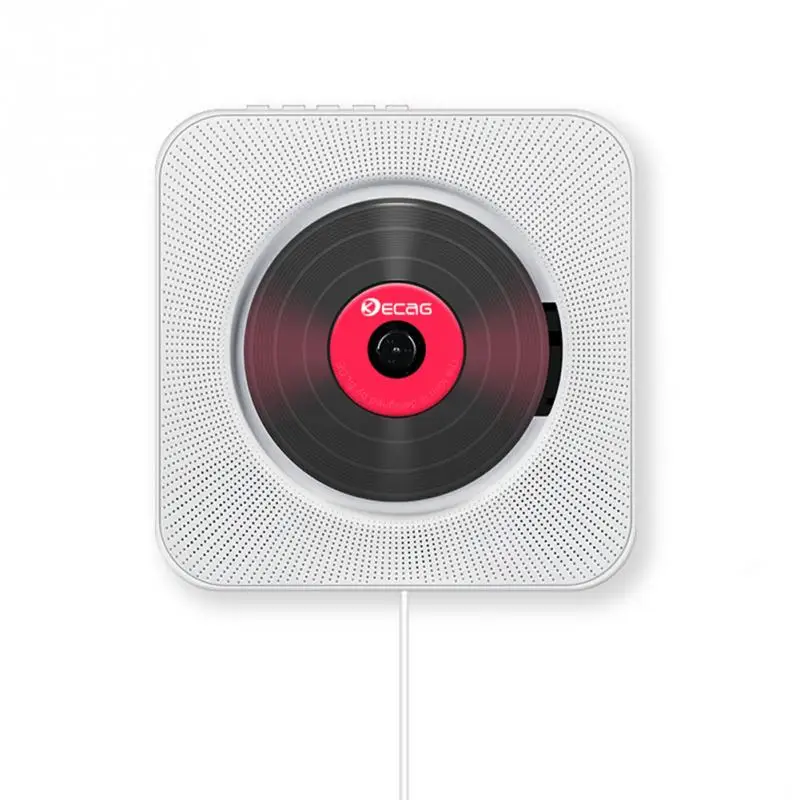 CD Player Wall-mounted Bluetooth Portable Home Audio Boombox with Remote Control FM Radio Built-in HiFi Speakers USB MP3 | Электроника