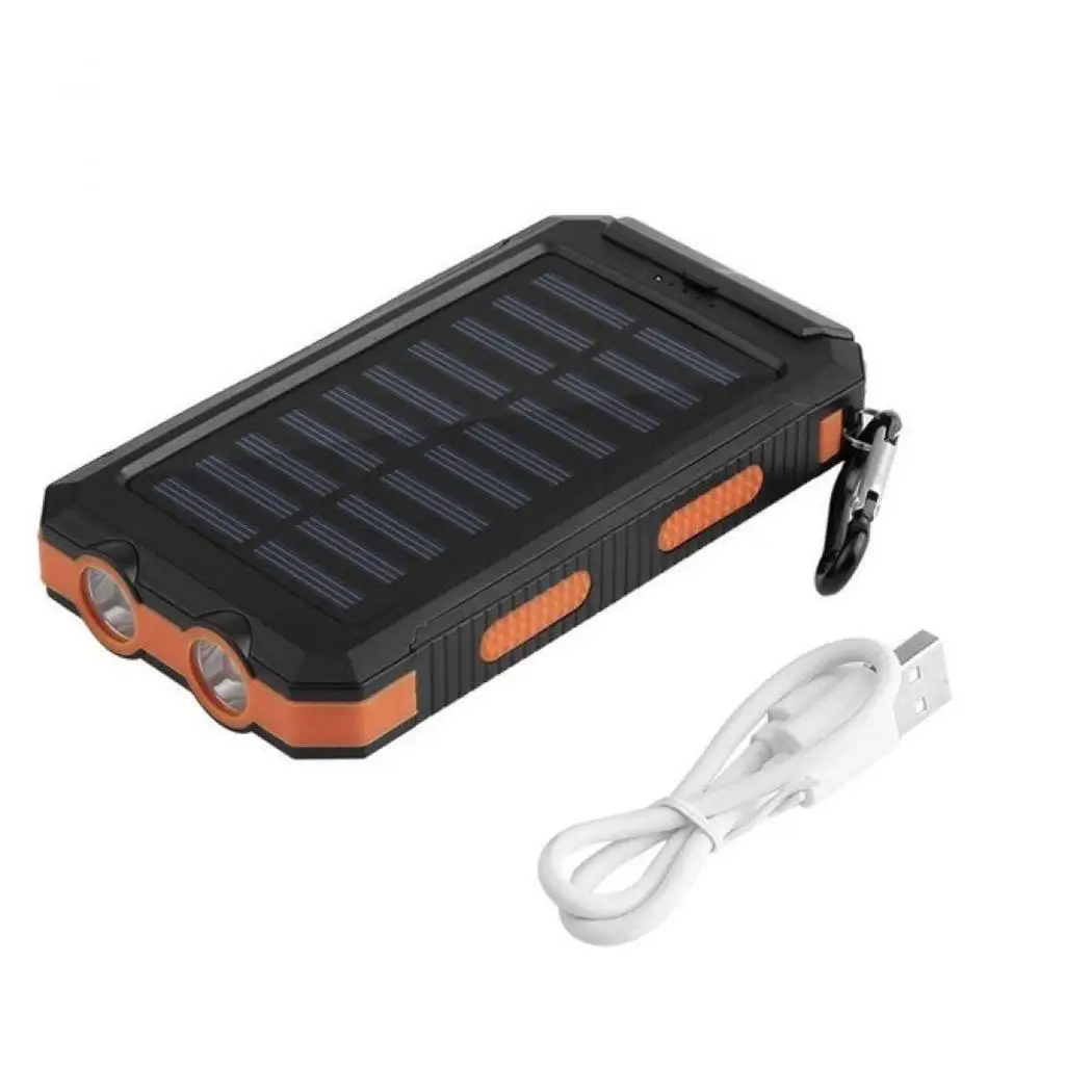 Прочная портативная батарея солнечная водостойкая 30000 mAh Солнечное зарядное