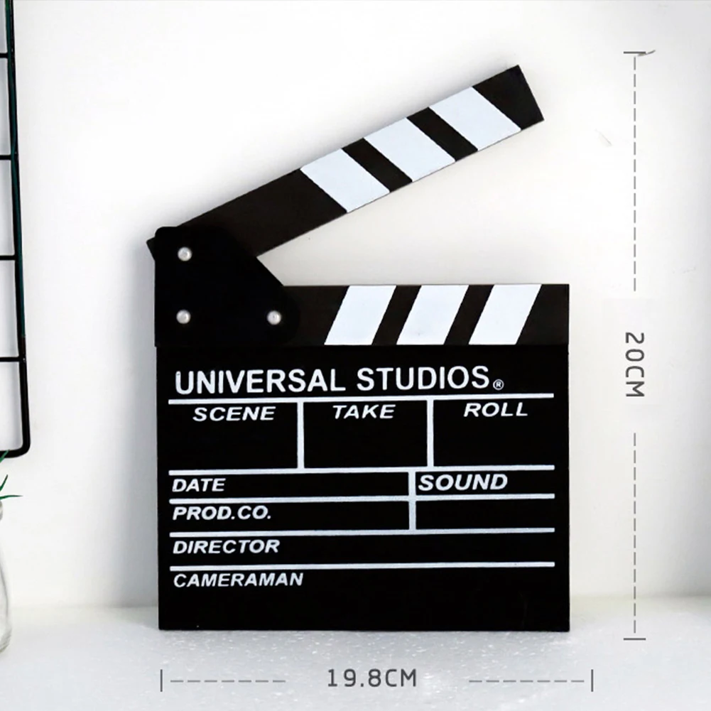 Деревянные ремесла украшения режиссер Видео Сцена Clapperboard ТВ фильм Хлопушка