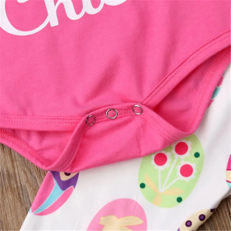 Emmababy новорожденных для маленьких девочек Пасхальная Одежда Bebe обувь Хлопок