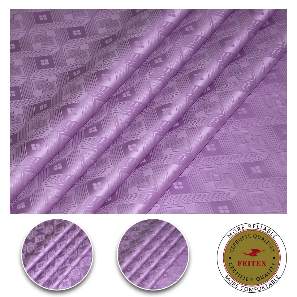 New Color Violet African Bazin Riche Cotton Fabric Guinea Brocade Damask For Wedding Party Dresses | Тематическая одежда и