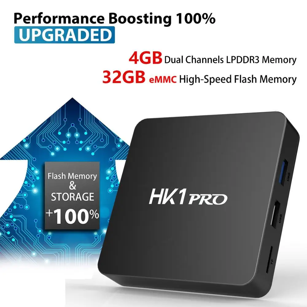 ACEMAX HK1 PRO Android 8 1 четырехъядерный ТВ бокс Amlogic S905X2 4 Гб 64 2 4G 5G Dual Wifi USB 3 0 H. 265 4K 60fps Smart TV