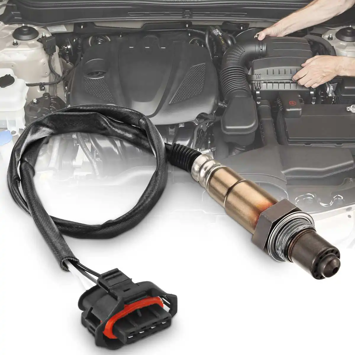 4 провода Lambda O2 воздушный топливный датчик кислорода 55555625 для Vauxhall Opel Corsa C D 1 0 2 2006