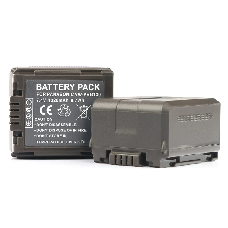 LANFULANG 2 шт в комплекте VW VBG130 цифровой батарейный блок для цифрового фотоаппарата