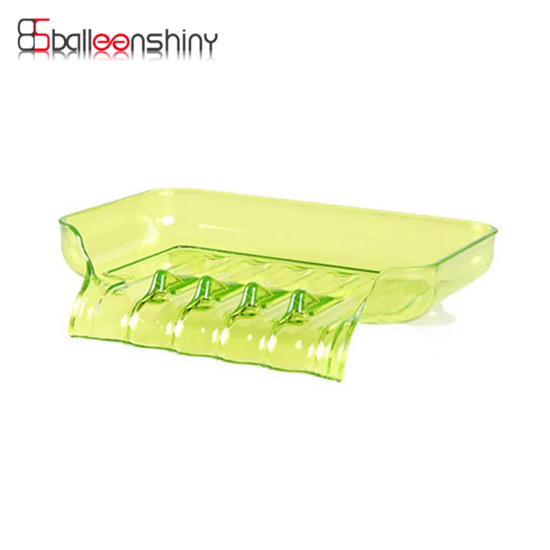 BalleenShiny прилавок для хранения мыла 2 присоски ванной мыльница лоток слива воды