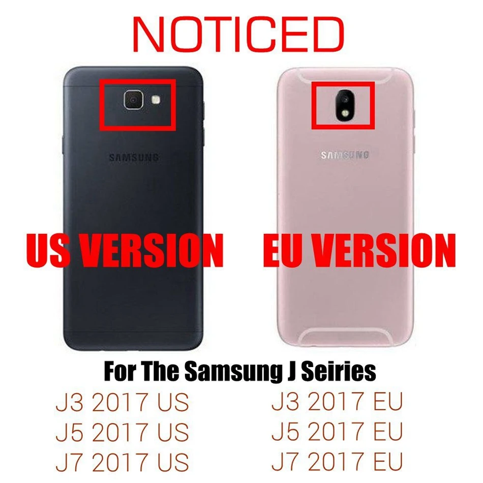 Магнитный откидной кожаный чехол для Samsung J3 2017 J330 Европейский J5 J530 J7 J730 чехлы
