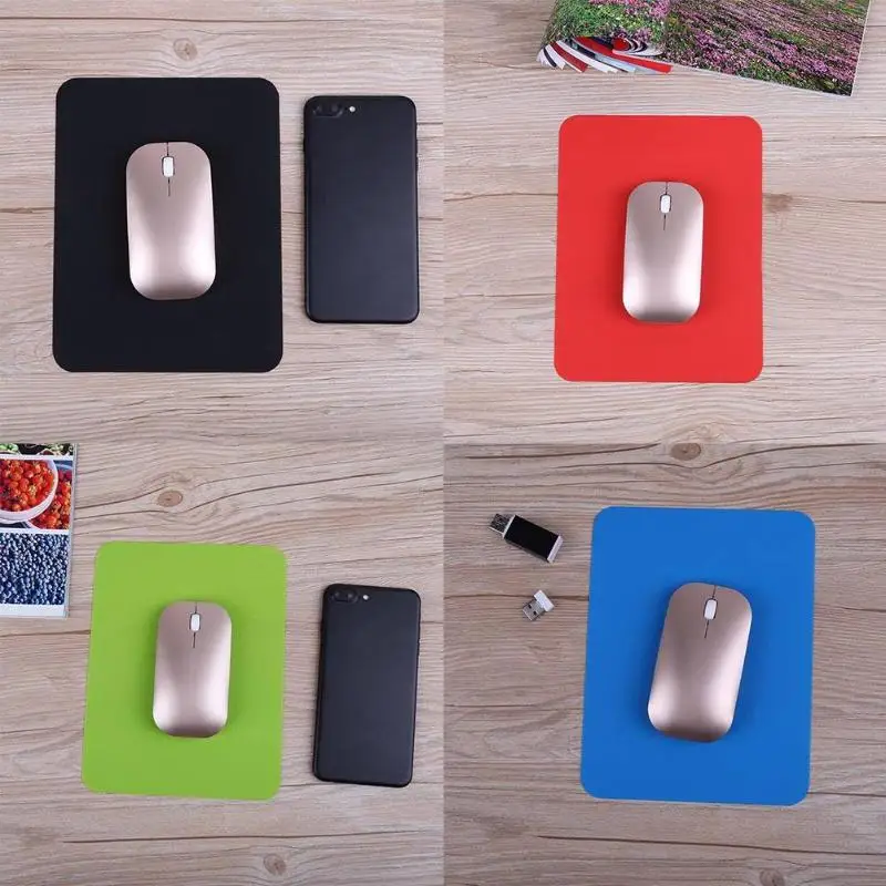 New Solid Color Design Silicone Anti-Slip Mouse Pad Waterproof for Home Office Table Mat Support Dropshipping pad | Компьютеры и офис