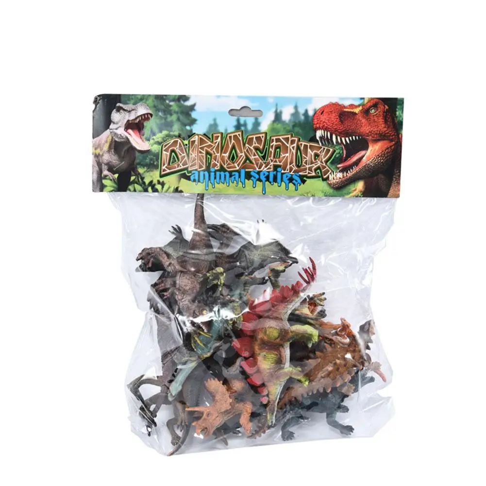 

RCtown 12Pcs Mini Simulation Animals Dinosaur Toys for Kids Boys Collection