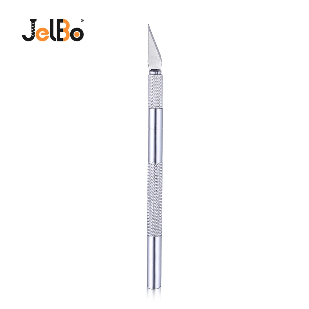 JelBo 7 шт. Ремесло Скульптура сплав фиксированный нож лезвие DIY Искусство Резной