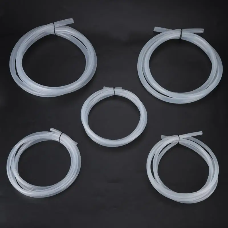 Высокое качество 2 м силиконовая трубка Водяное охлаждение Прозрачный мягкий