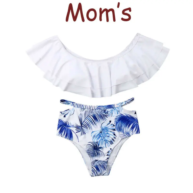 Новинка 2019 Модный Купальник для всей семьи купальник с принтом мамы мальчика