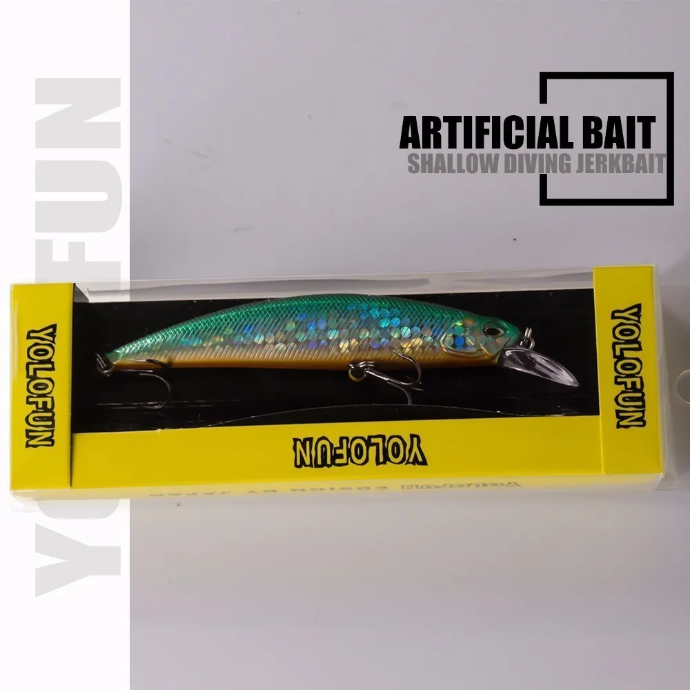 

2019 Hot 9.5cm 15g Minnow Artificial Crankbait Wobblers Hard Bait 3D Eyes Fishing Lure Bass Pike Isca Fishing Tacklevis De Pesca