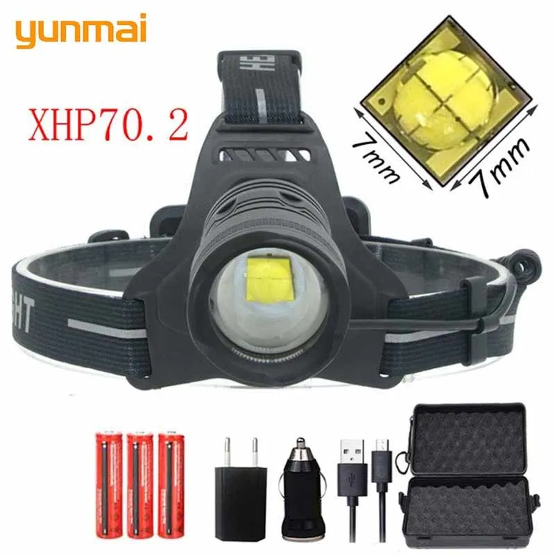 Новинка 2019 суперъяркий Оригинальный светодиодный фонарь Xhp70.2 30 Вт