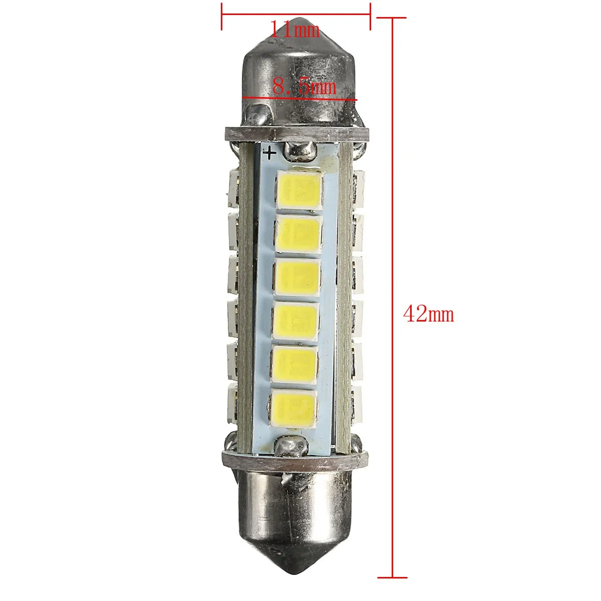 1 пара светодиодный светильник для номерного знака 42 мм 2835 24SMD 360