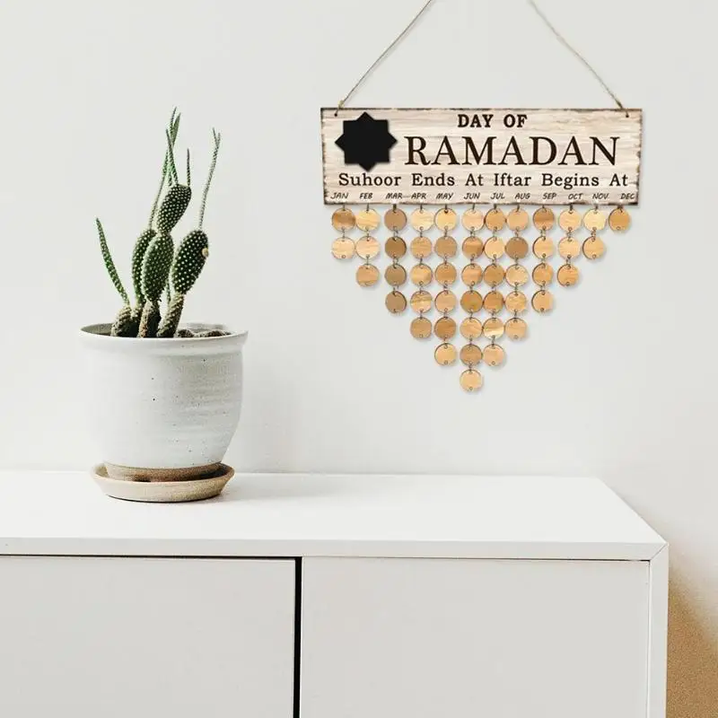 Мубарак Мусульманский Календарь обратного отсчета Рамадан напоминающий