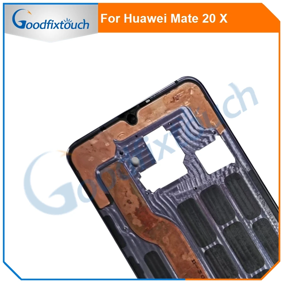 ЖК корпус для Huawei Mate 20 X 20X Передняя рамка Корпус средняя экран Лицевая панель