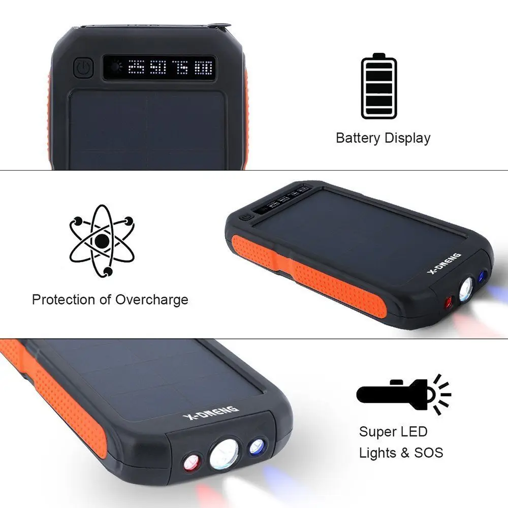500000 мАч Dual USB водостойкое солнечное зарядное устройство солнечный power Bank 2018 Новое