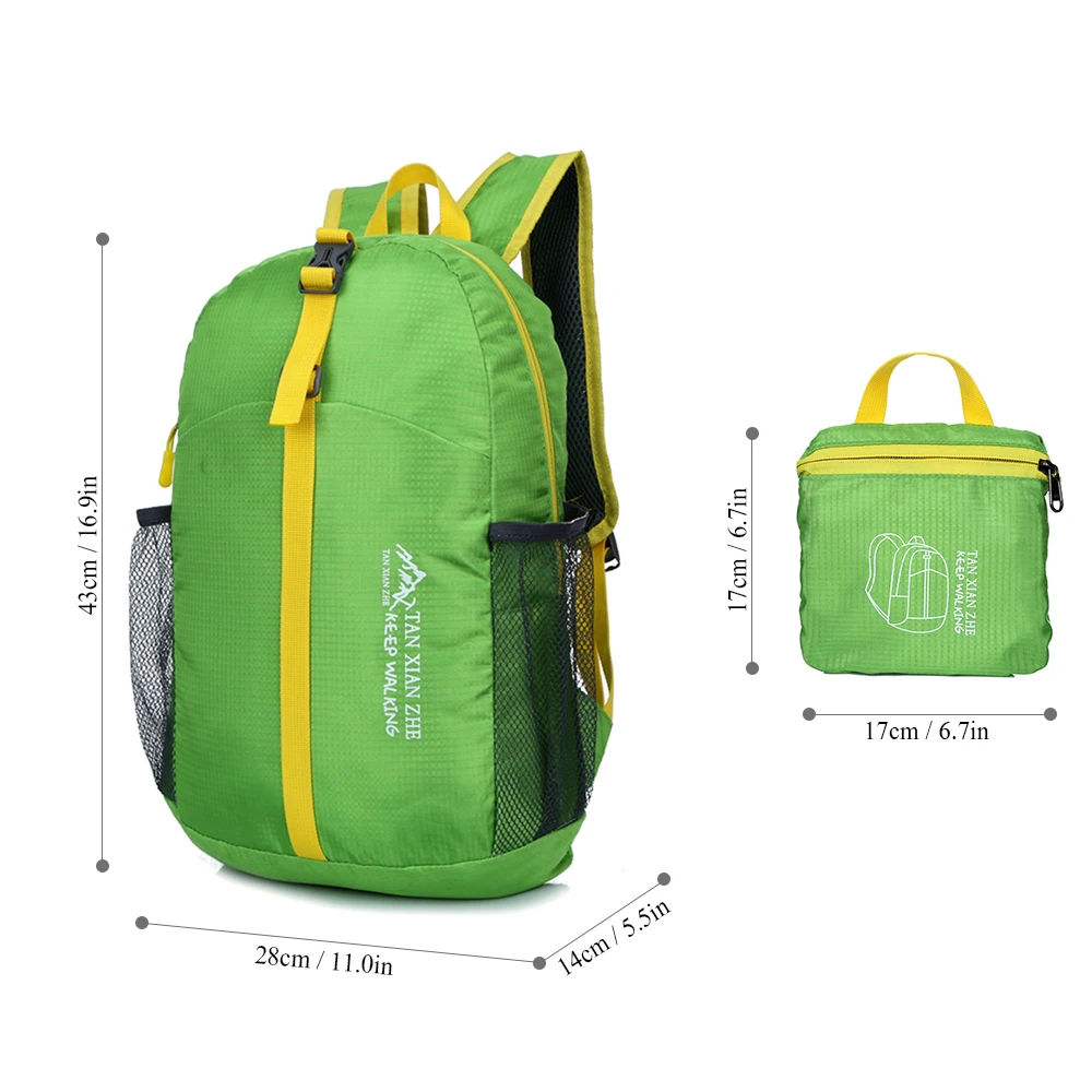 Lightweight Packable Backpack Travel Folding Daypack Bag Cycling Bags Outdoor Camping Hiking | Спорт и развлечения